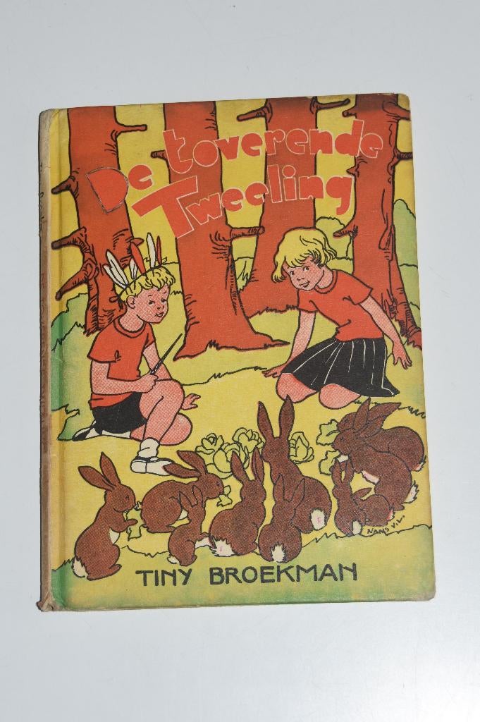 De Toverende Tweeling - Tiny Broekman kinderboek 1956 50s, Verzenden