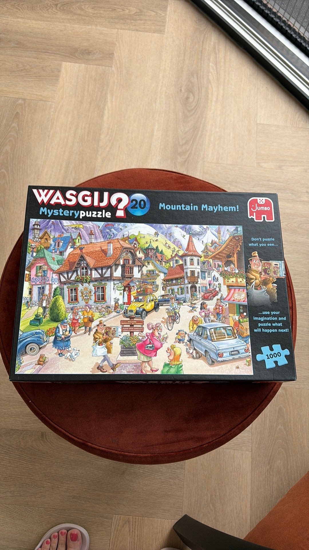 Wasgij Mystery 20 Mountain Mayhem 1000 stukjes, Ophalen of Verzenden, 500 t/m 1500 stukjes, Zo goed als nieuw, Legpuzzel