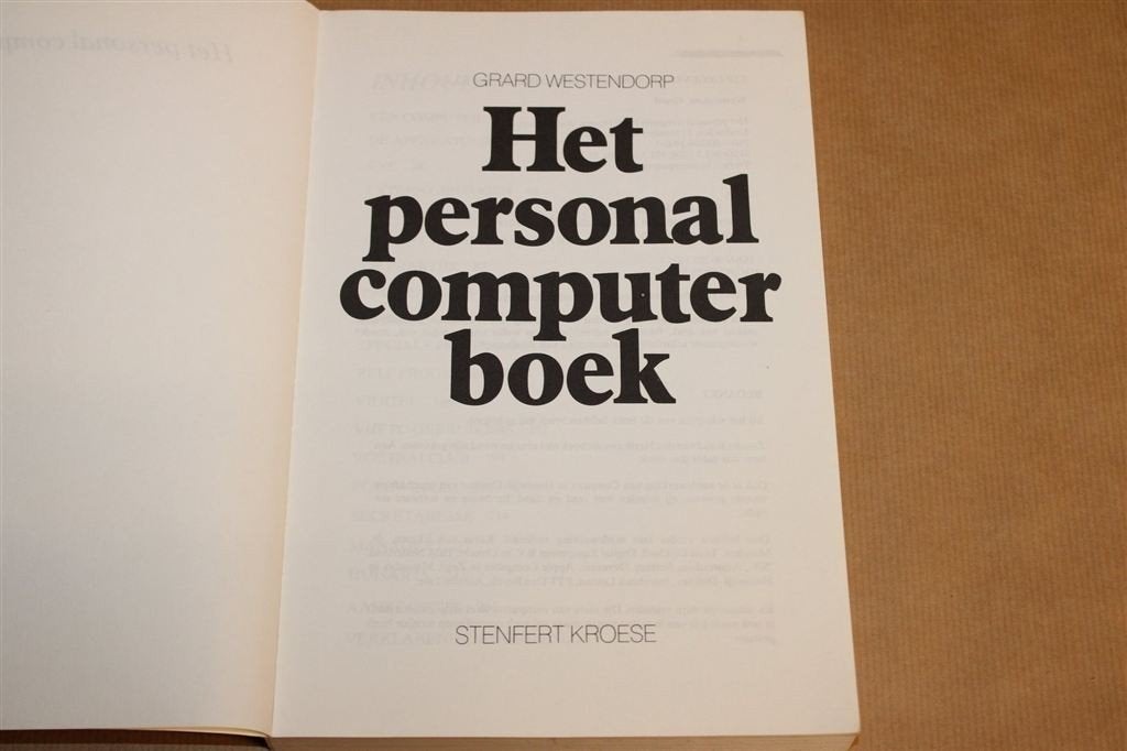 Personal Computer Boek — Vintage Gids voor Beginners 1985, Boeken, Ophalen of Verzenden, Gelezen, Internet of Webdesign