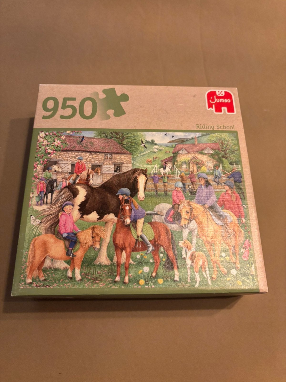 Leuke Jumbo puzzel: 950 stukjes, Ophalen of Verzenden, 500 t/m 1500 stukjes, Zo goed als nieuw