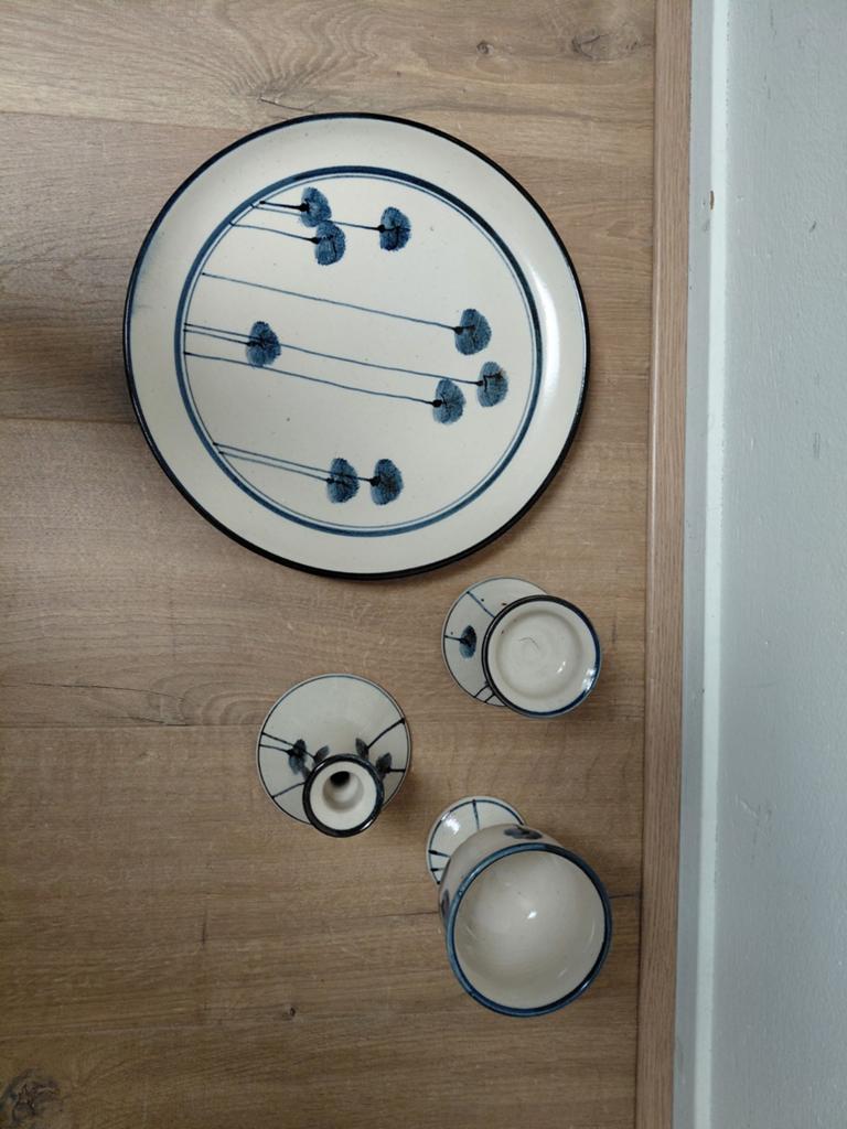 Vintage keramiek set, Antiek en Kunst, Antiek | Keramiek en Aardewerk, Ophalen of Verzenden