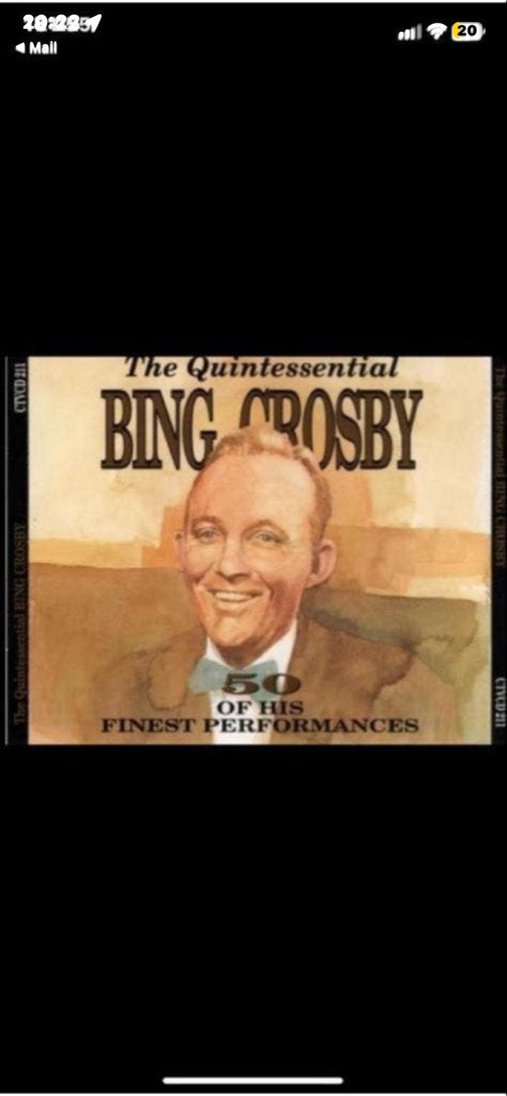 The Quintessential Bing Crosby - 50 Finest Performances, Ophalen of Verzenden, Gebruikt, Verzamelalbum, Inclusief doosje