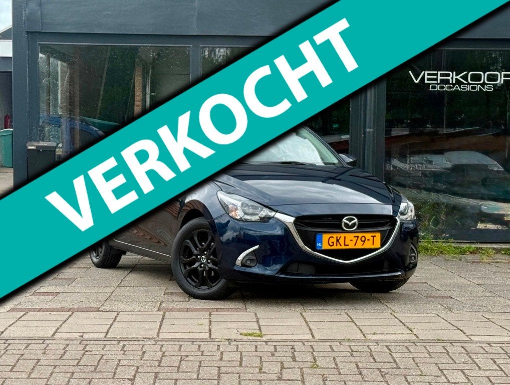 Mazda 2 1.5 Skyactiv-G GT-M Dealer onderhoud, Voorwielaandrijving, Gebruikt, Euro 6, Blauw