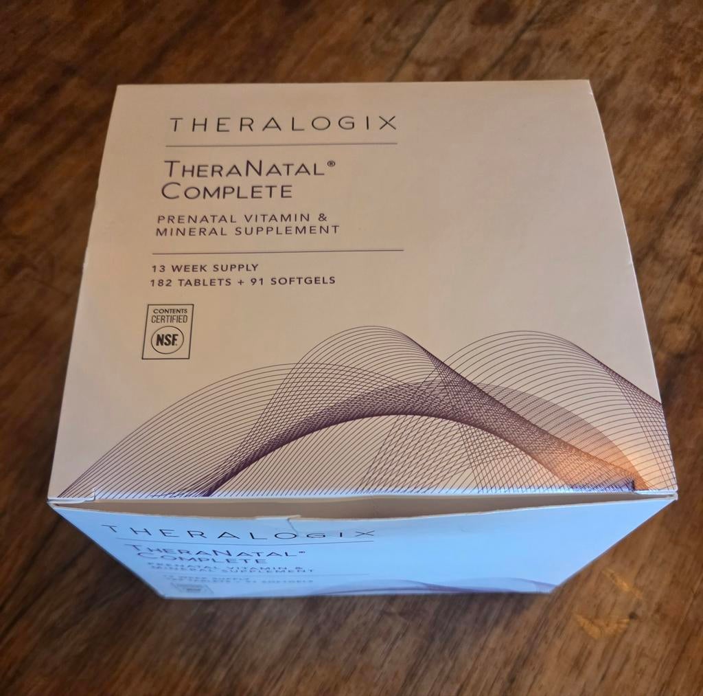 Theralogix TheraNatal Complete Zwangerschapsvitamines, Ophalen of Verzenden, Nieuw, Overige typen