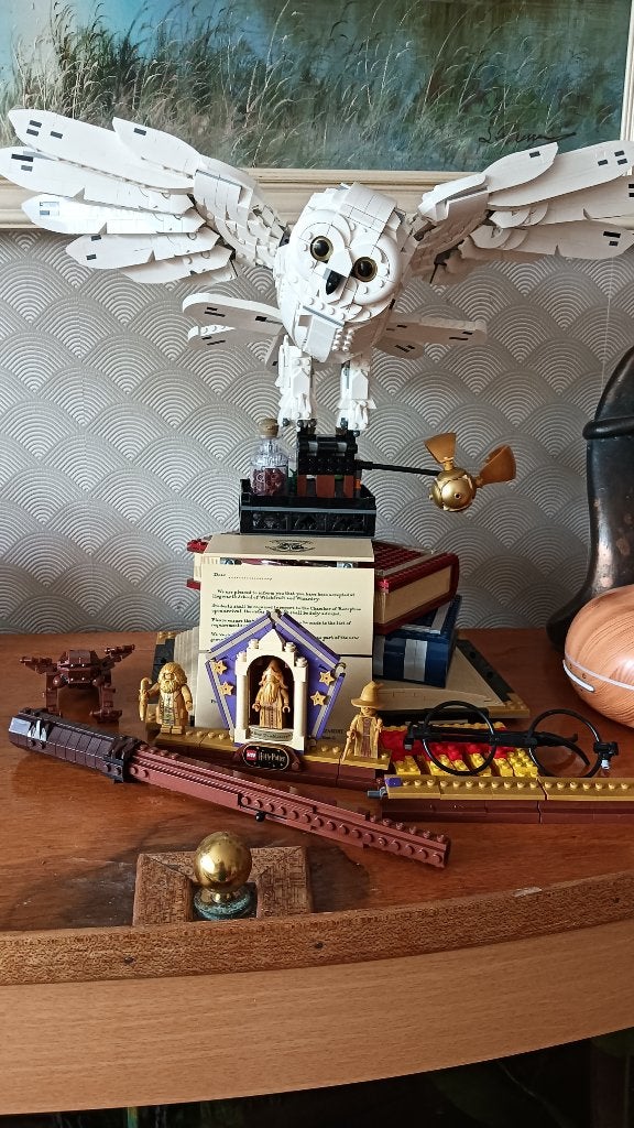 Harry Potter grote legoset incl doos en boekje, Ophalen of Verzenden, Zo goed als nieuw, Actiefiguurtje