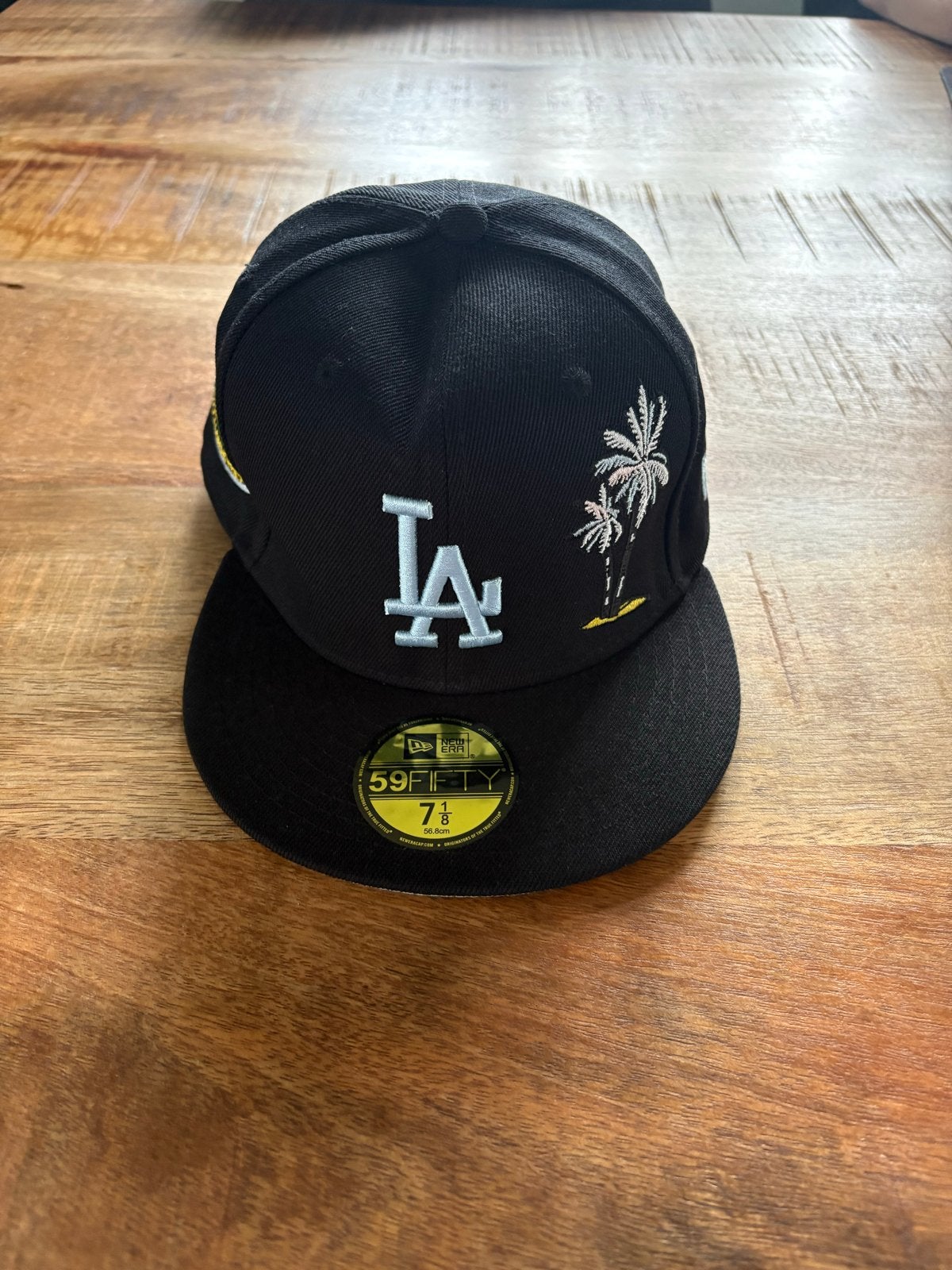 New Era LA Dodgers Pet - Zwart met Palmbomen en Patch, Verzenden, Nieuw, Pet