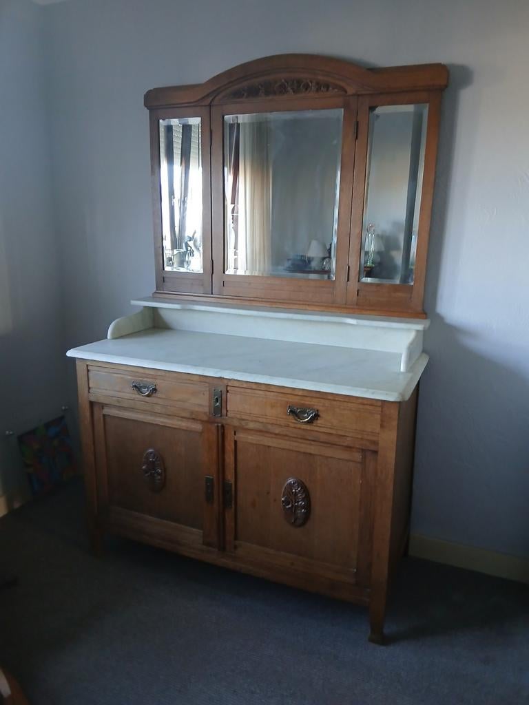 Antiek Dressoir, Huis en Inrichting, Kasten | Buffetkasten, Ophalen, Gebruikt, 100 tot 150 cm, Overige materialen