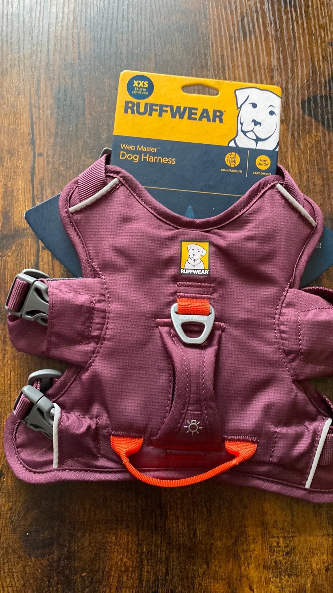 Ruffwear web master hondentuig paars maat xxs, Dieren en Toebehoren, Verzenden, Zo goed als nieuw