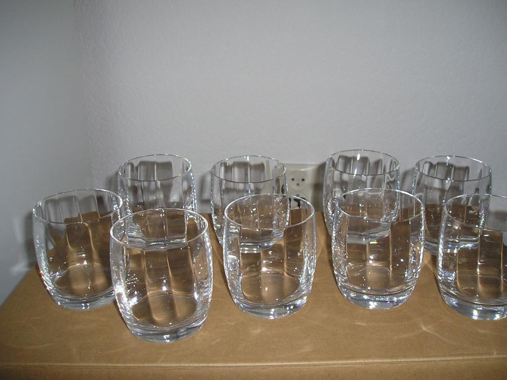 9 kleine limonade of water glaasjes, Ophalen of Verzenden, Zo goed als nieuw, Waterglas