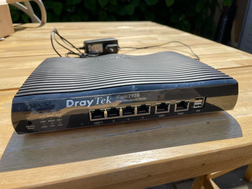 Draytek Vigor 2926 Dual-WAN Security Router, Ophalen of Verzenden, Zo goed als nieuw, Router