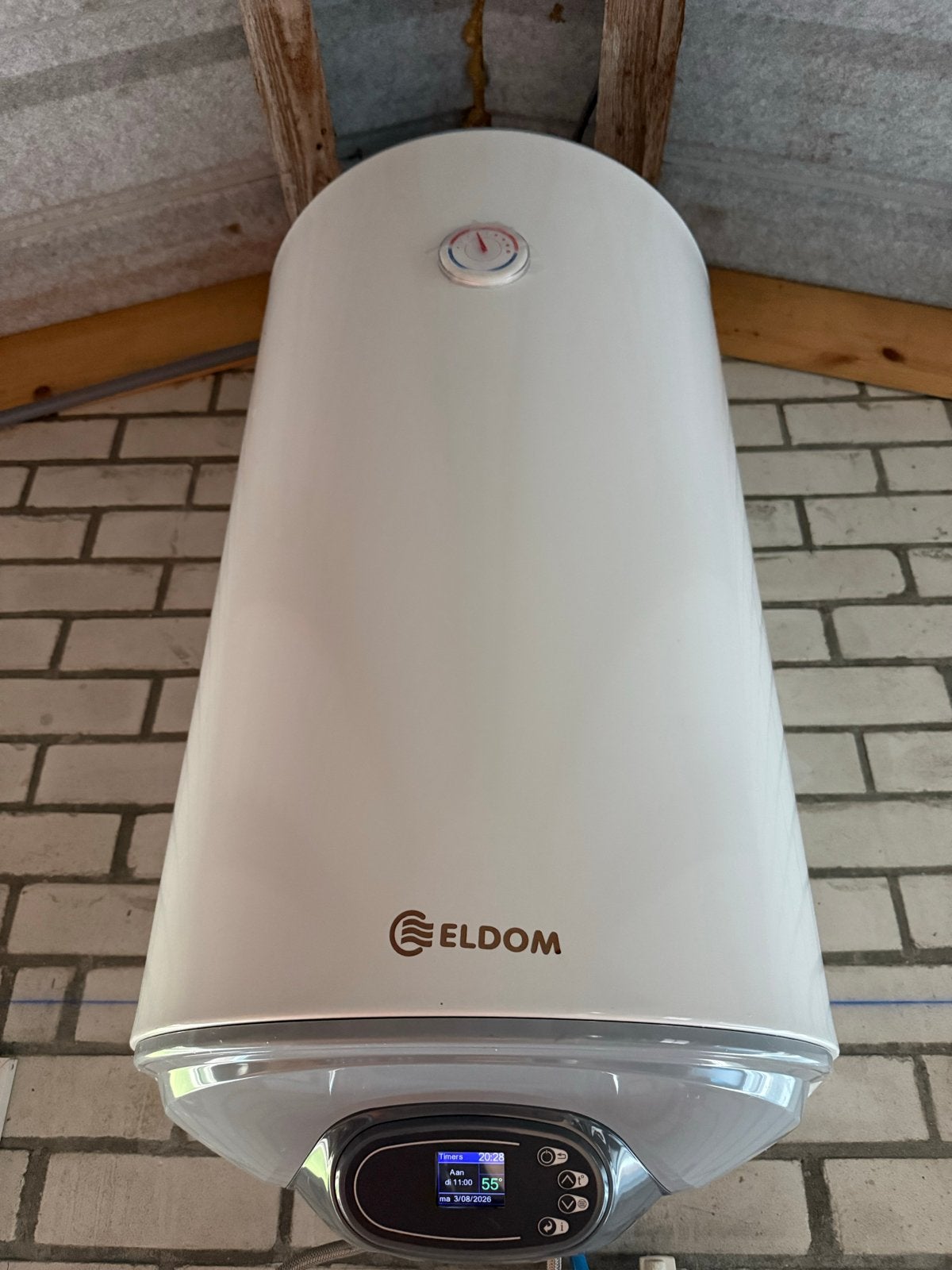 ELDOM FAVOURITE 80L Boiler 2kW met Elektronische WiFi Bedien, Doe-het-zelf en Verbouw, Geisers en Boilers, Ophalen, 20 tot 100 liter
