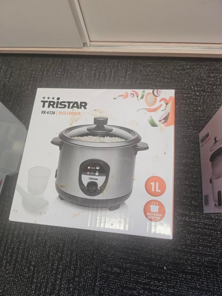 Tristar RK-6126 Rijstkoker 1L met warmhoudfunctie, Ophalen of Verzenden, Nieuw