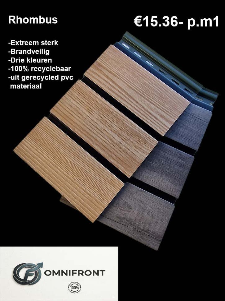 Kunststof Rhombus, Boei borden, rondkant profielen, GOEDKOOP