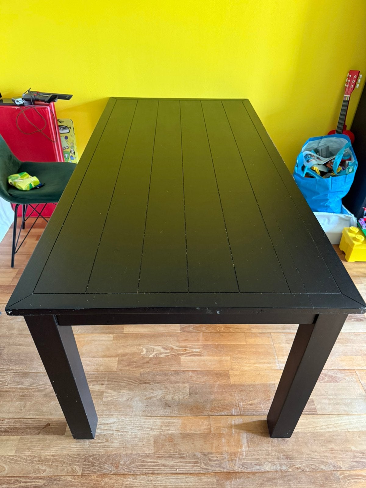Houten eettafel of tuintafel, Huis en Inrichting, Ophalen, Gebruikt, Vijf personen of meer, 150 tot 200 cm