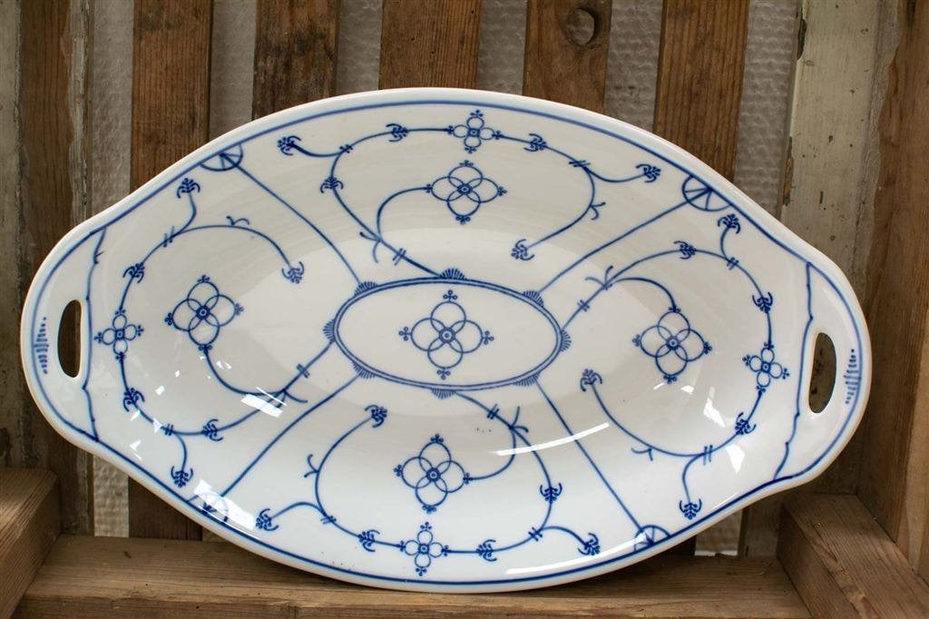 Jäger Eisenberg Blau Saks porseleinen schaal 39586