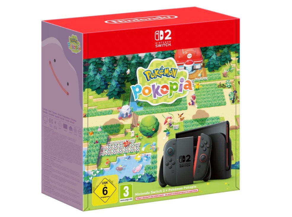 Nintendo switch  2 + pokopia bundel, Ophalen of Verzenden, Zo goed als nieuw, Met 2 controllers, Switch Original