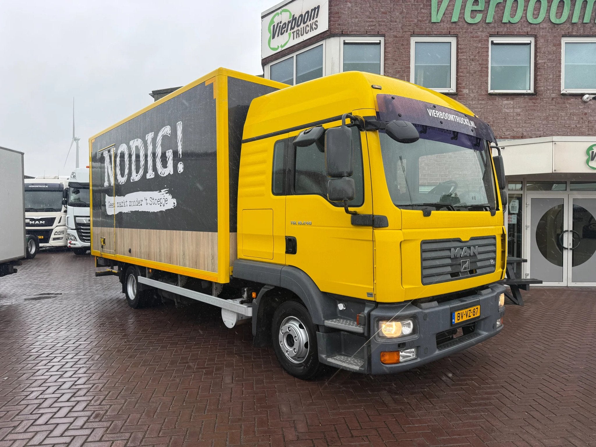 MAN TGL 12 TGL 10.240 Koffer mit LBW 6-Sitze / Klima / NL Tr, Automaat, Achterwielaandrijving, MAN, Diesel