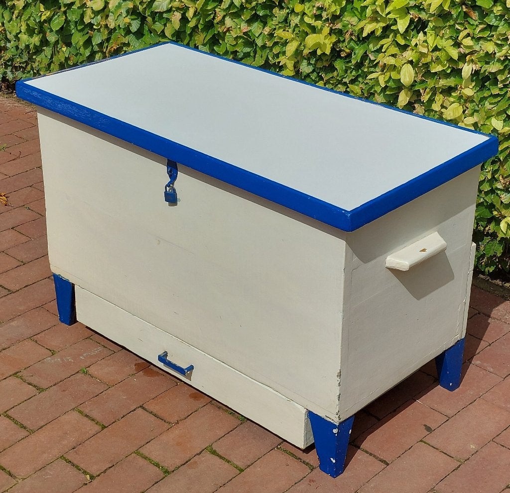 Grote Scheepskist / speelgoed kist / antiek, Ophalen, Minder dan 50 cm, Gebruikt, 50 tot 100 cm