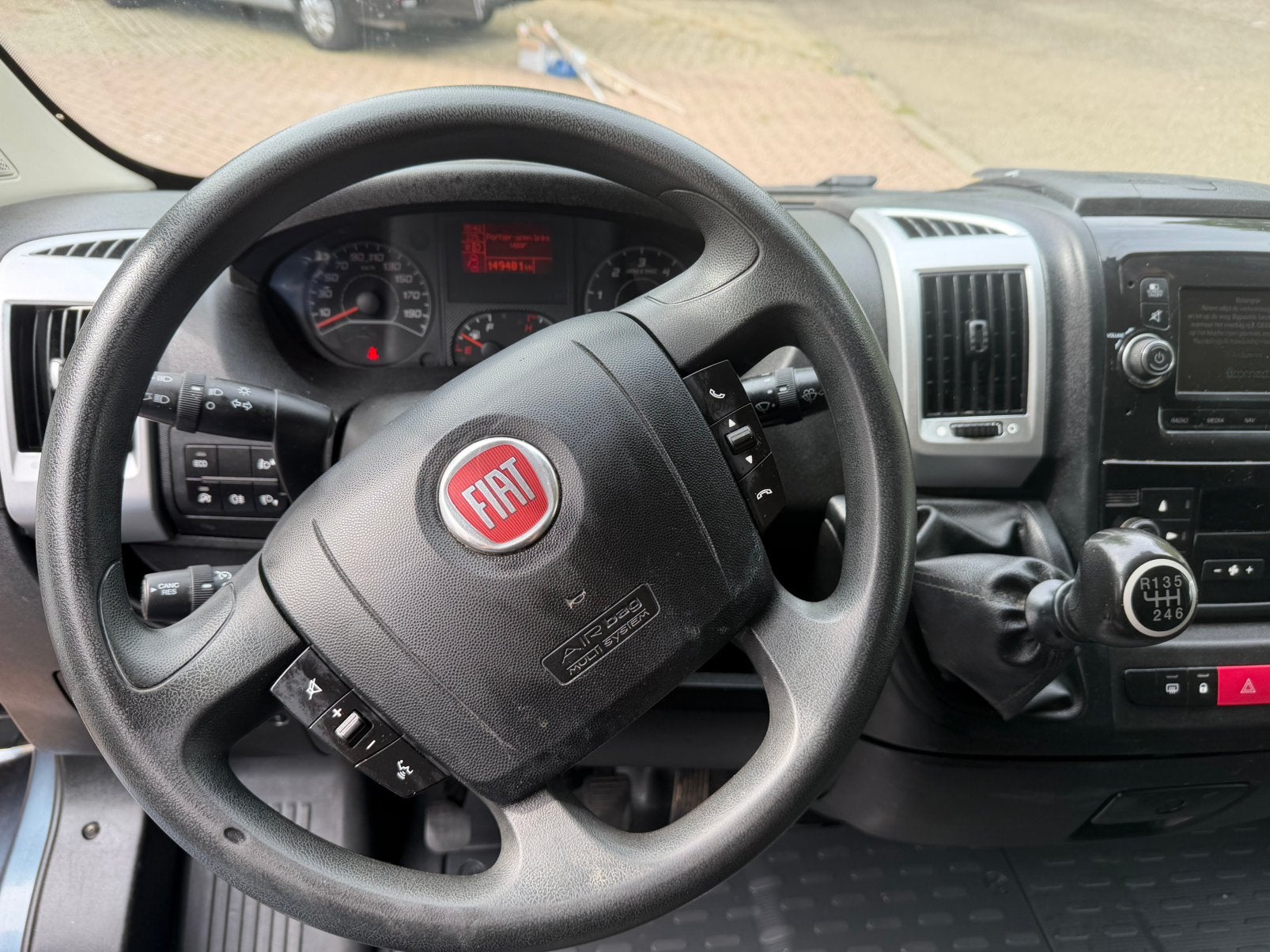 Fiat Ducato GB 3.0T 2.3 MJ 120pk L2h1 345 2021 Grijs, Auto's, Voorwielaandrijving, Stof, Euro 6, Grijs