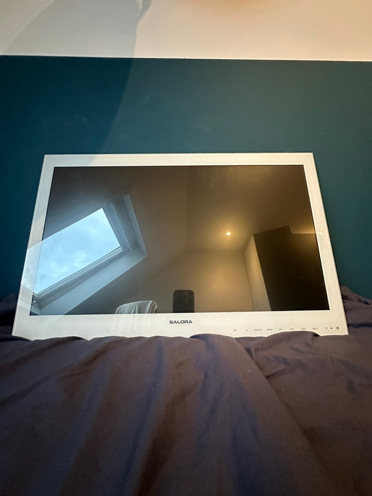 Salora TV - Wit - Compact formaat, Gebruikt, 50 Hz, 40 tot 60 cm, Ophalen