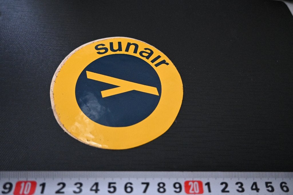 sticker SUNAIR logo, Ophalen of Verzenden, Zo goed als nieuw