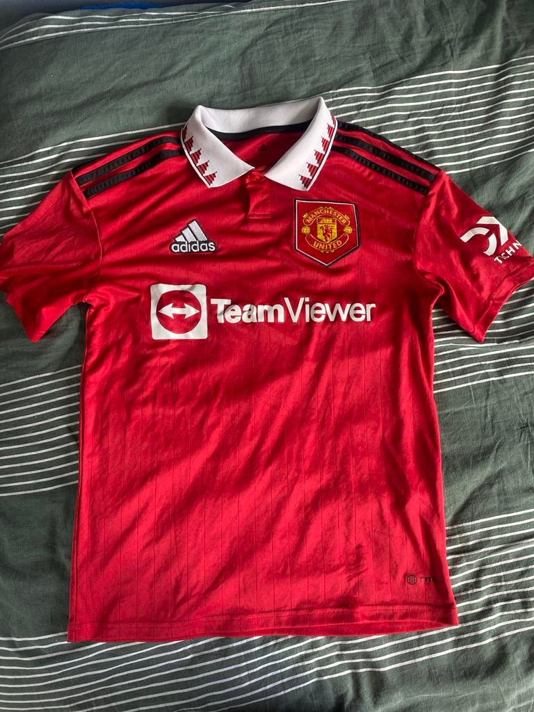 Manchester United Voetbalshirt Kids Maat 164, Ophalen, Zo goed als nieuw, Jongen of Meisje, Sport- of Zwemkleding