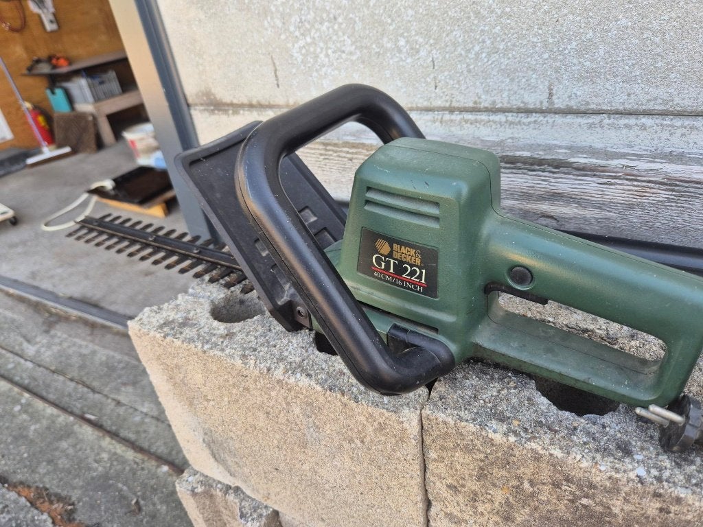Electrische Heggenschaar Black&Dekker, Tuin en Terras, Ophalen of Verzenden, Gebruikt, Elektrisch, Black&dekker