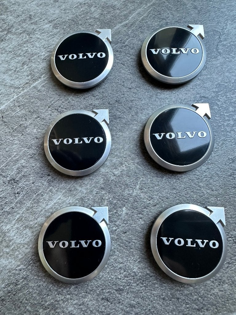 6 Volvo emblemen / logo's. 45 mm., Ophalen of Verzenden, Gebruikt, Gebruiksvoorwerp