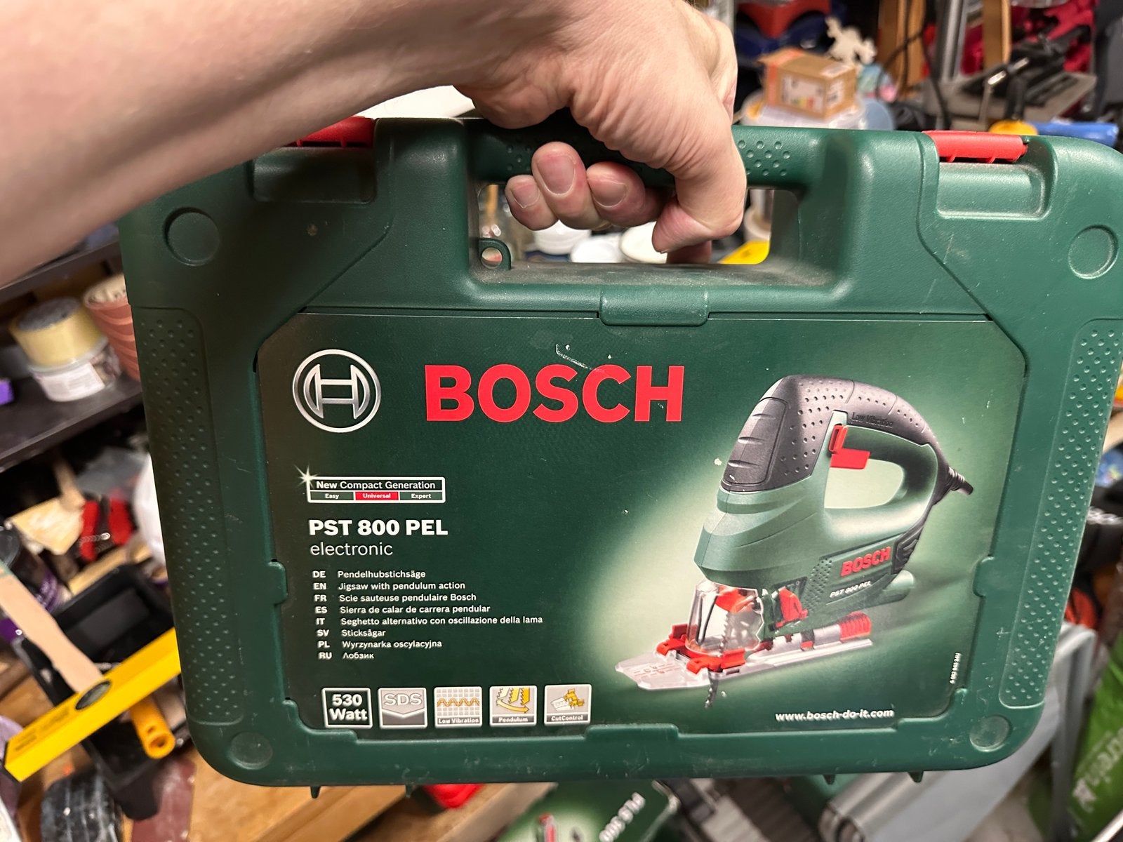 Bosch PST 800 PEL Decoupeerzaag 530W, Doe-het-zelf en Verbouw, Gereedschap | Zaagmachines, Ophalen, Decoupeerzaag, Zo goed als nieuw