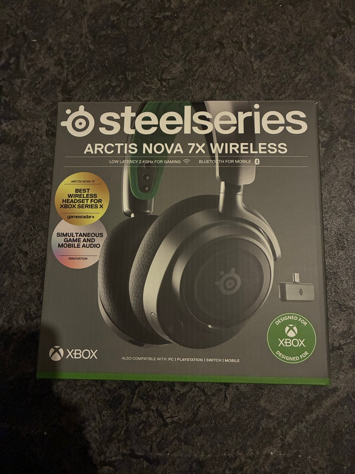 Steelseries Arctis Nova 7X Wireless Gaming Headset, Audio, Tv en Foto, Koptelefoons, Zo goed als nieuw, Gaming, Steelseries, Zwart