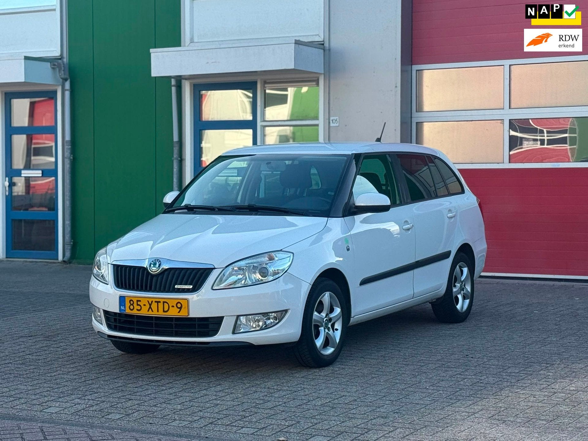 Skoda Fabia Combi 1.2 TDI Greenline, Auto's, Skoda, Voorwielaandrijving, Stof, 1199 cc, Wit