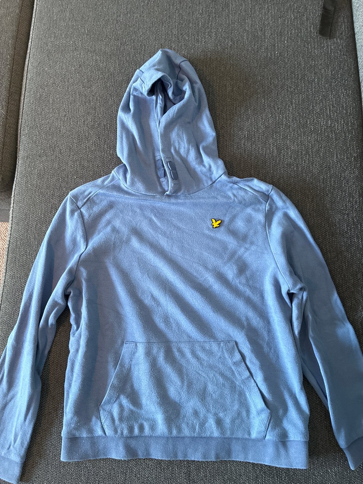 Lyle & Scott hoodie lichtblauw - maat 10-11 jaar, Ophalen of Verzenden, Gebruikt, Jongen, Trui of Vest