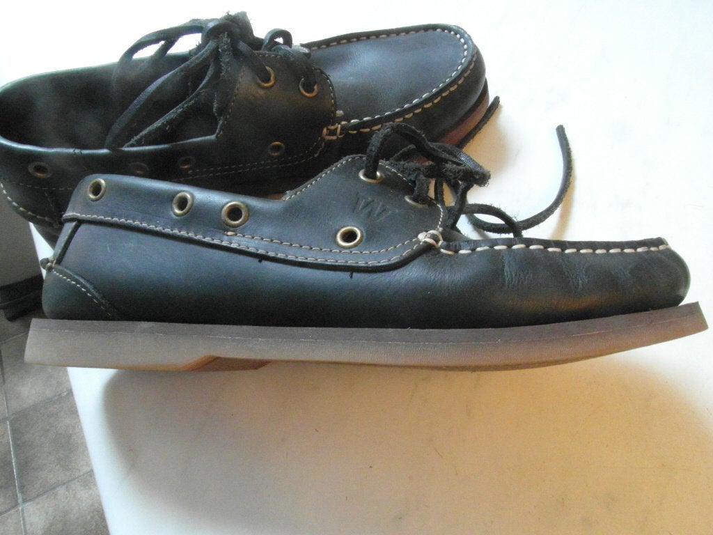 leren bootschoen van Wild Wear, als nieuw. Gymp van Celdes, Schoenen met lage hakken, Blauw, Wild Wear, Ophalen of Verzenden