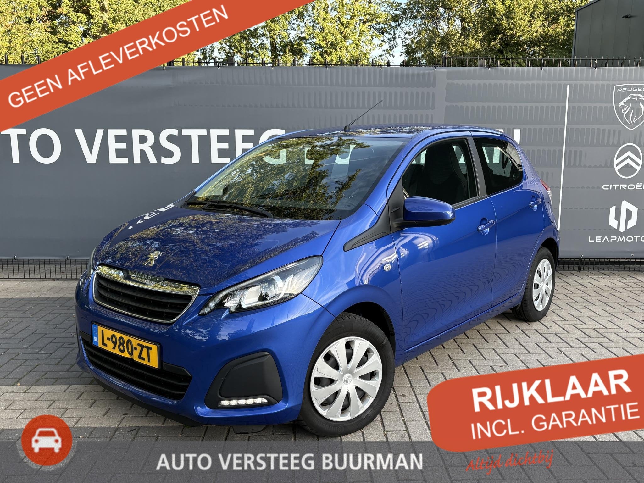Peugeot 108 1.0 e-VTi Active 72PK Airco, Centrale deurvergre, Auto's, Voorwielaandrijving, 12 maanden, Gebruikt, Euro 6