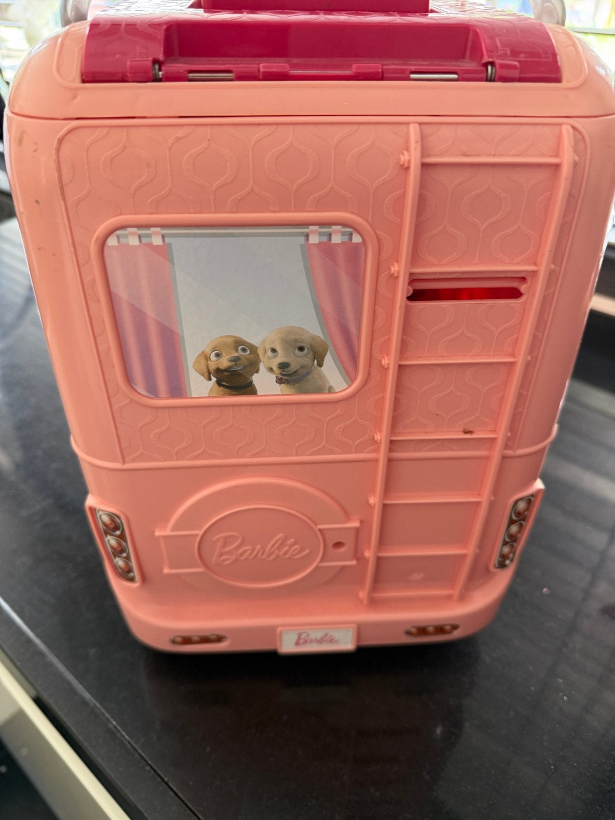 Barbie camper met schade - ideaal voor onderdelen, Ophalen, Gebruikt