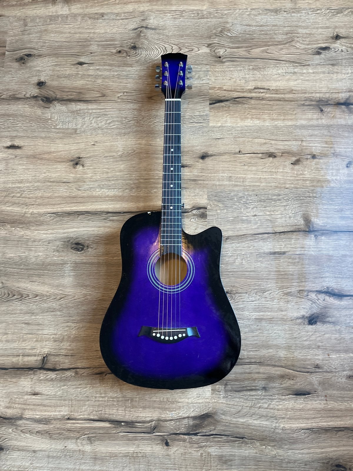 Gitaar met kleine beschadiging aan de bovenkant, Ophalen, Gebruikt, Western- of Steelstringgitaar