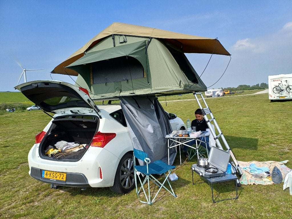 daktent, Ophalen, Zo goed als nieuw, Tot en met 3