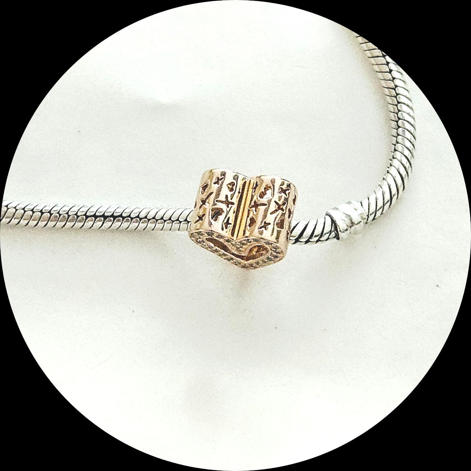 Pandora Sparkling Freehand rose goud 788692C01 / zirkonia, Sieraden, Tassen en Uiterlijk, Pandora, Ophalen of Verzenden, Zo goed als nieuw