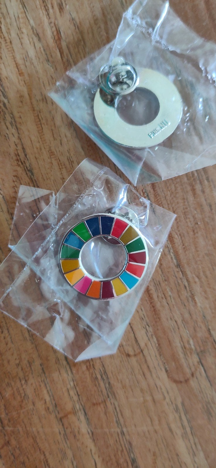 Speldjes SDG's Sustainable Development Goals regenboog metaa, Ophalen, Gebruikt, Overige onderwerpen