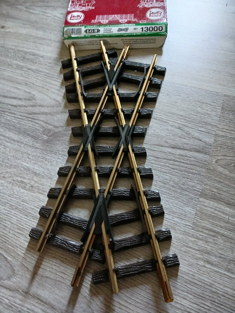 LGB nr 13000, kruising, nieuw in ovp, € 49, Gelijkstroom, Nieuw, Rails, Ophalen of Verzenden