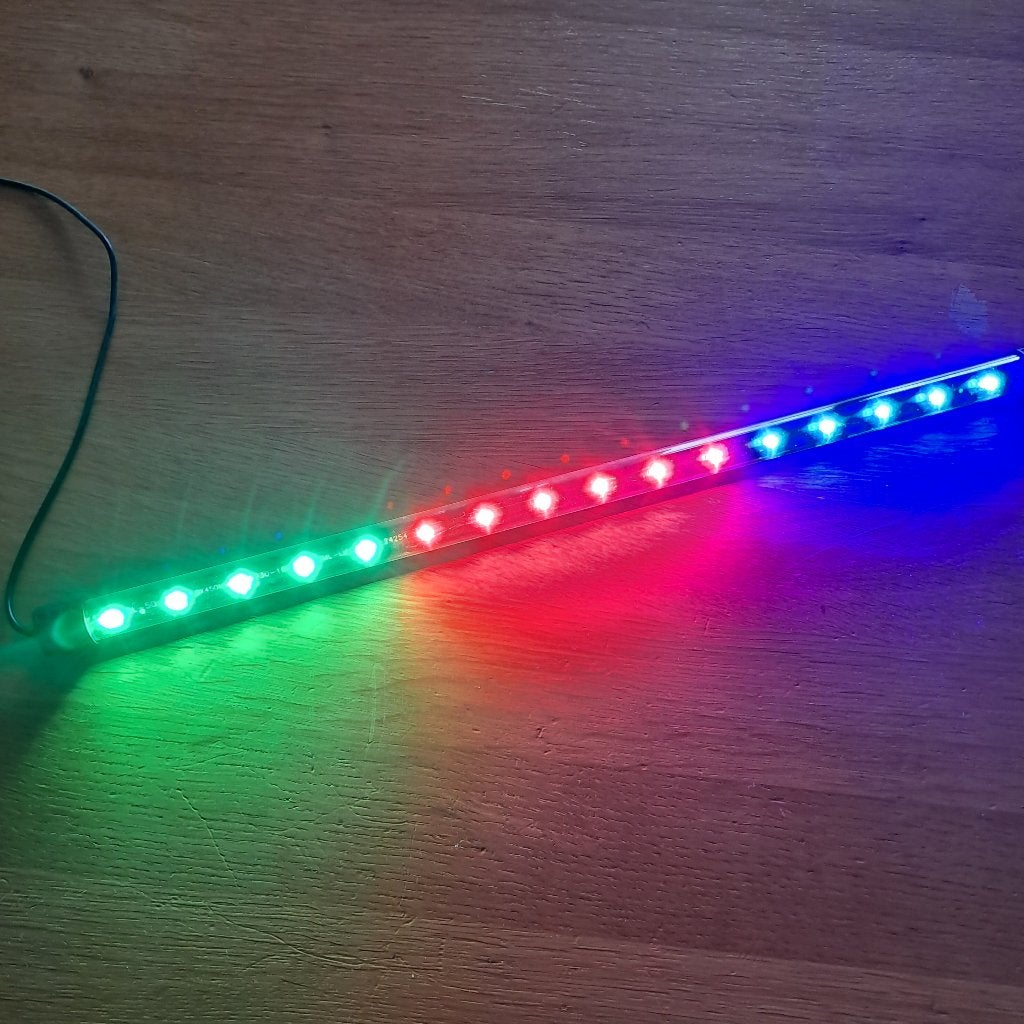 Driekleurige led lamp (48 cm), Ophalen of Verzenden, Zo goed als nieuw, Verlichting of Verwarming, Overige merken