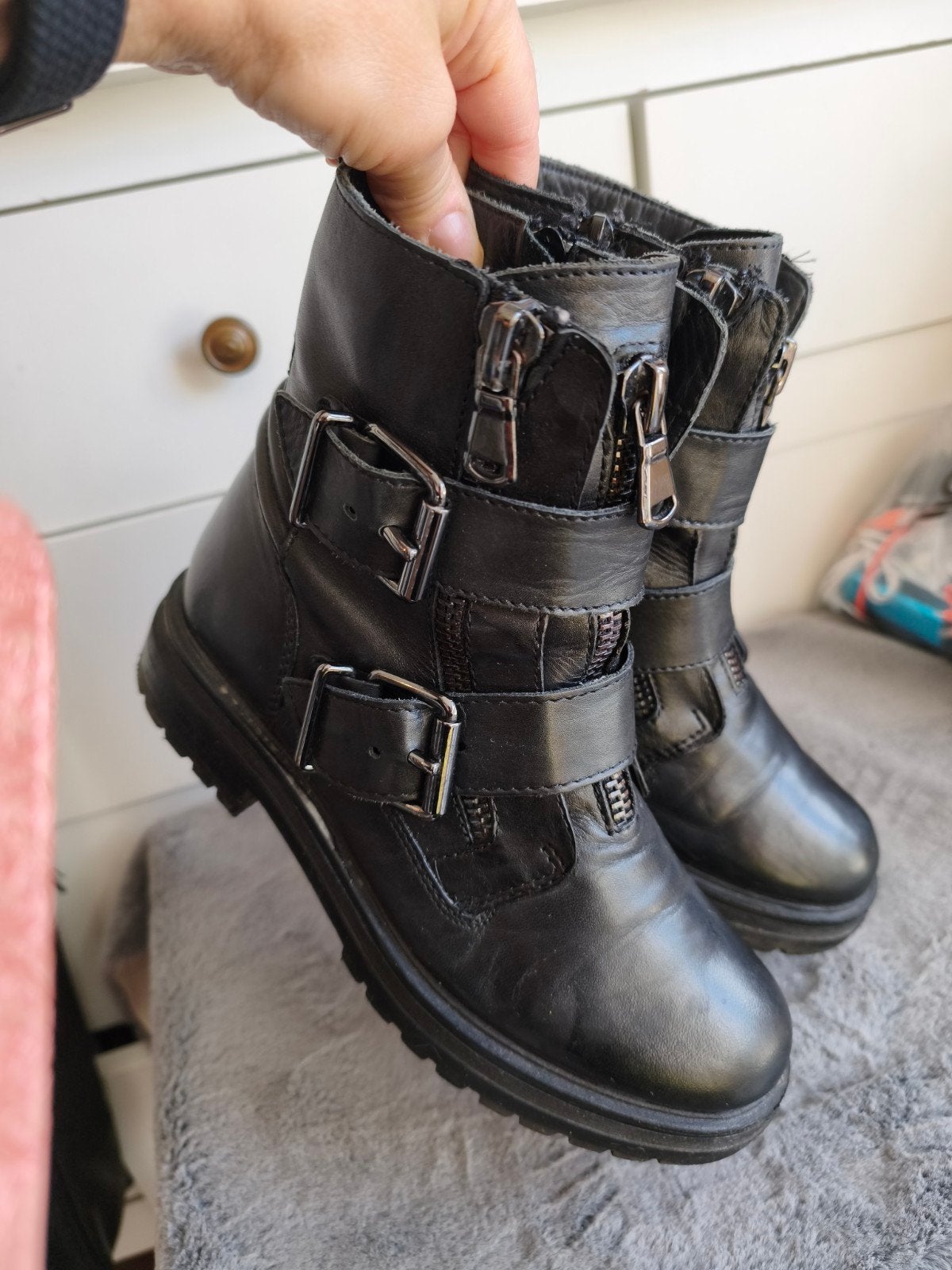 Nelson Boots 37, Zwart, Lage of Enkellaarzen, Ophalen of Verzenden, Zo goed als nieuw