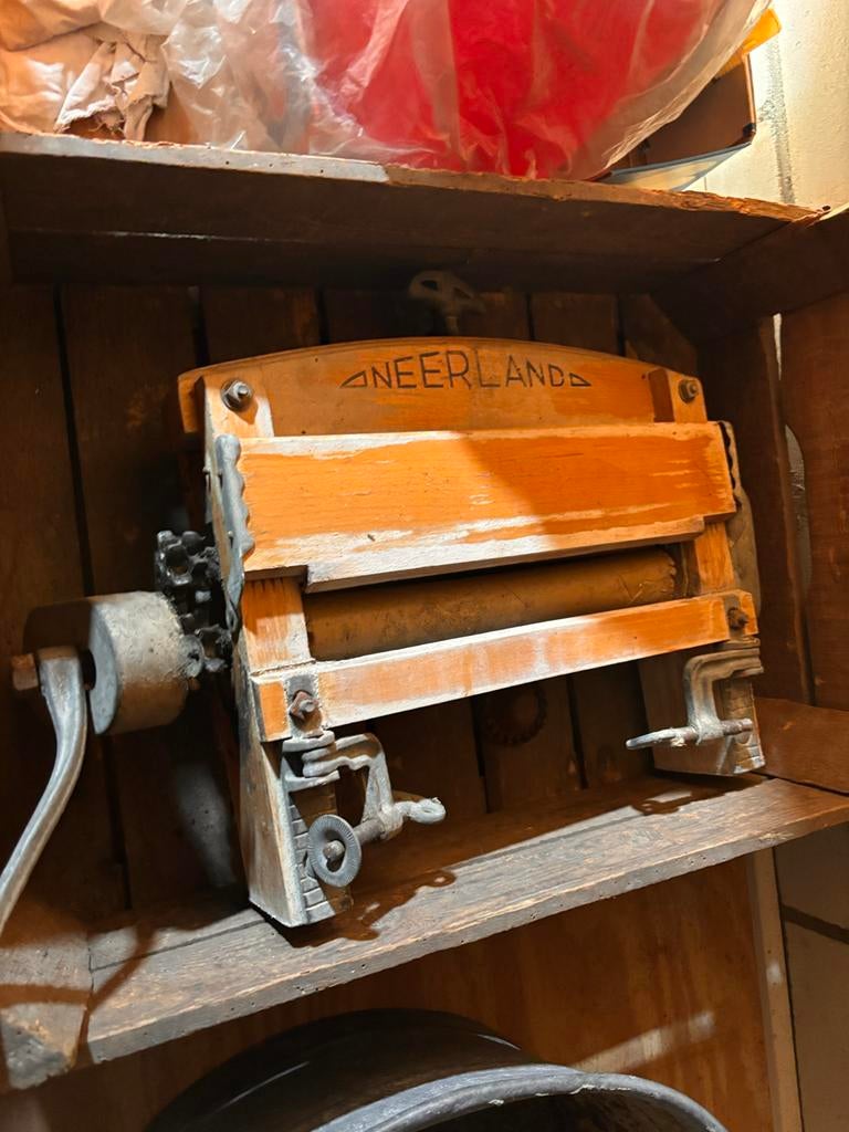 Antiek wringer  'Neerlandia', Witgoed en Apparatuur, Wasmachines, Ophalen, Gebruikt