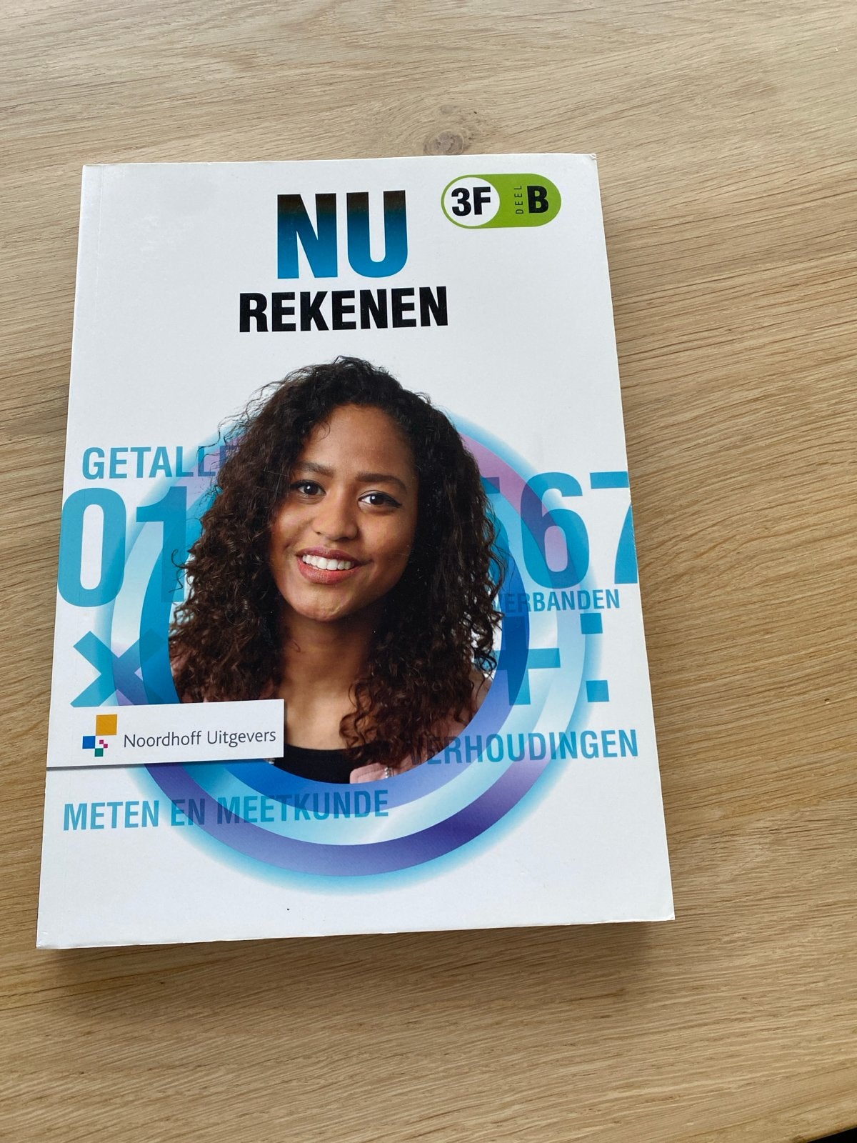 NU Rekenen 3F B - Noordhoff Uitgevers, Ophalen of Verzenden, Zo goed als nieuw, Overige niveaus, Overige vakken