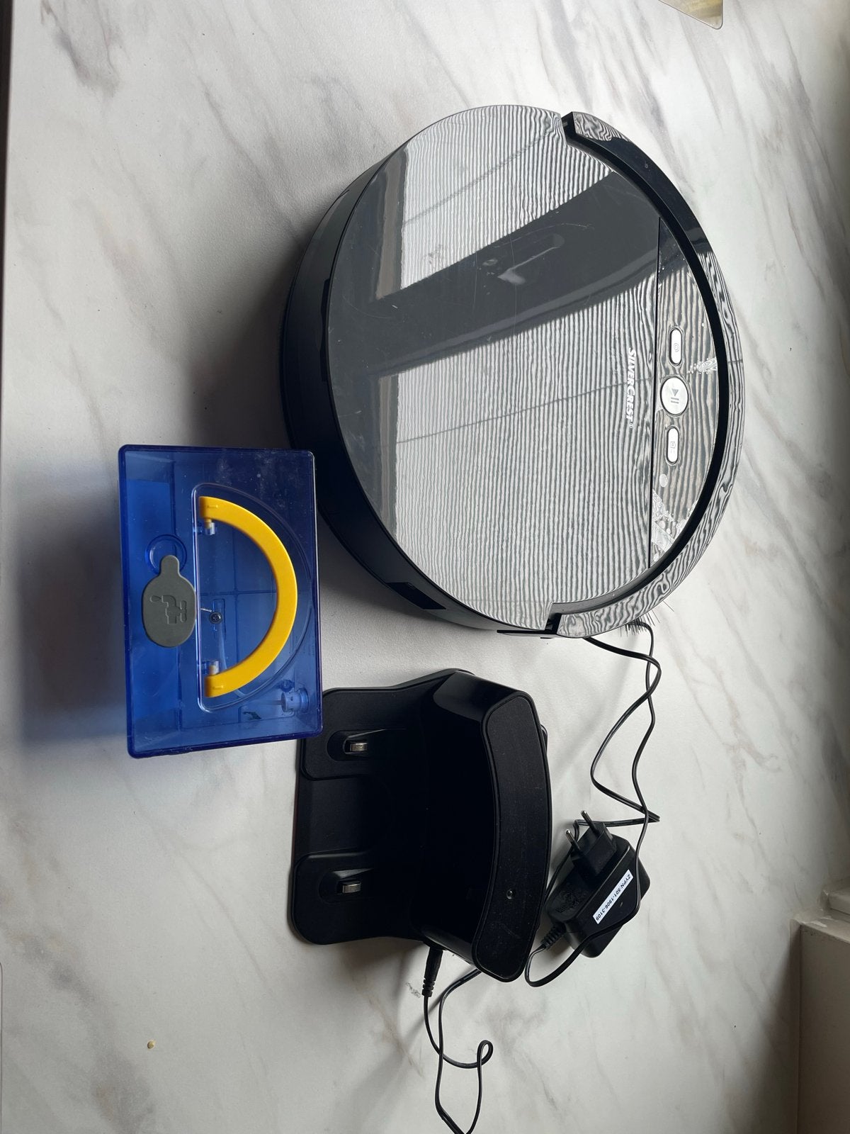 SilverCrest robotstofzuiger met dweilfunctie - Zo goed als n, Overige merken, Dweilfunctie, Ophalen of Verzenden, Zo goed als nieuw