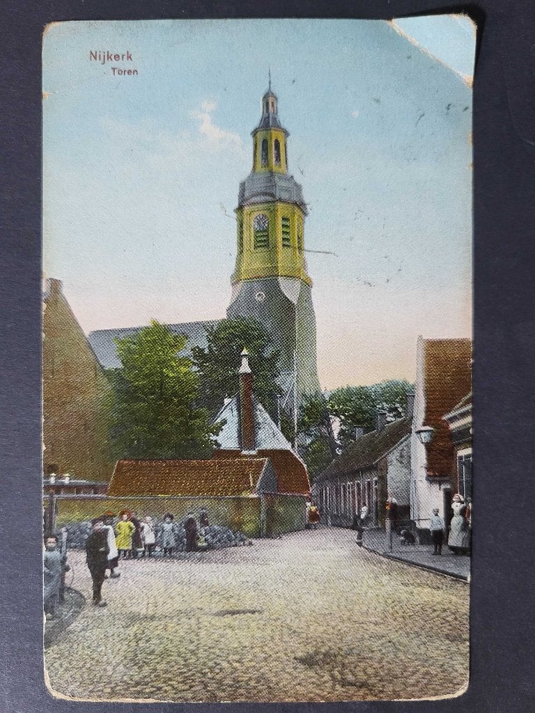 ansicht NIJKERK Toren, Ophalen of Verzenden, Voor 1920, Gelderland