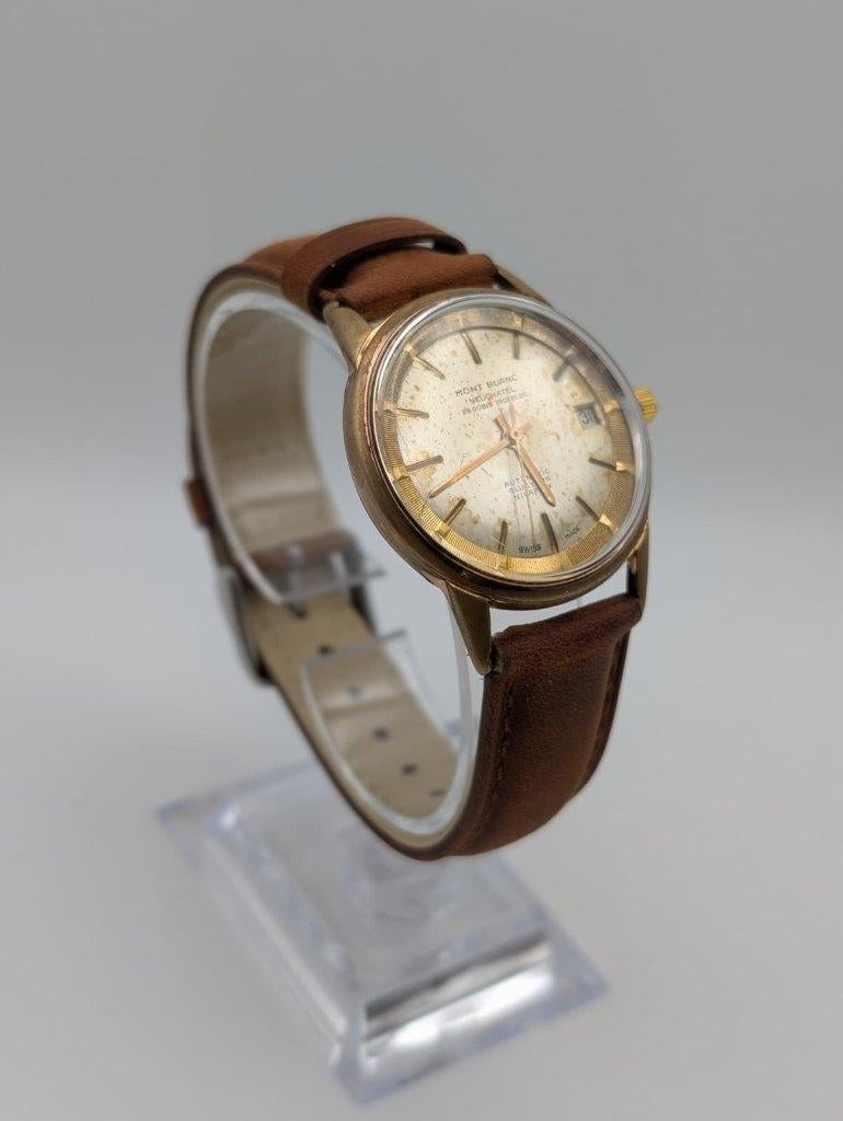 Mont Blanc ETA 2472 Neuchatel 25J Automatic Horloge, Ophalen of Verzenden, Gedragen, Mont Blanc