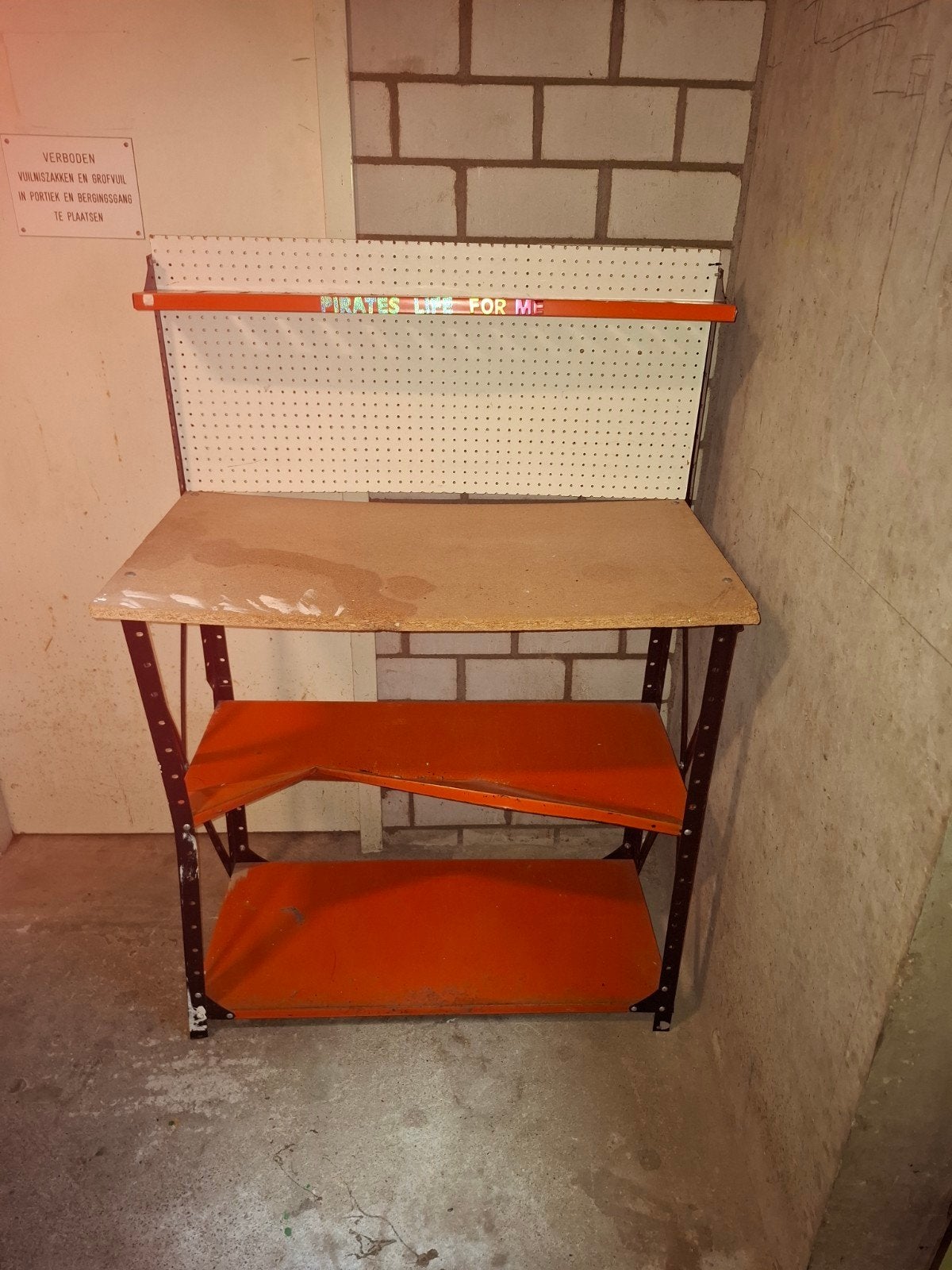 retro werkbankje, Huis en Inrichting, Ophalen, Gebruikt