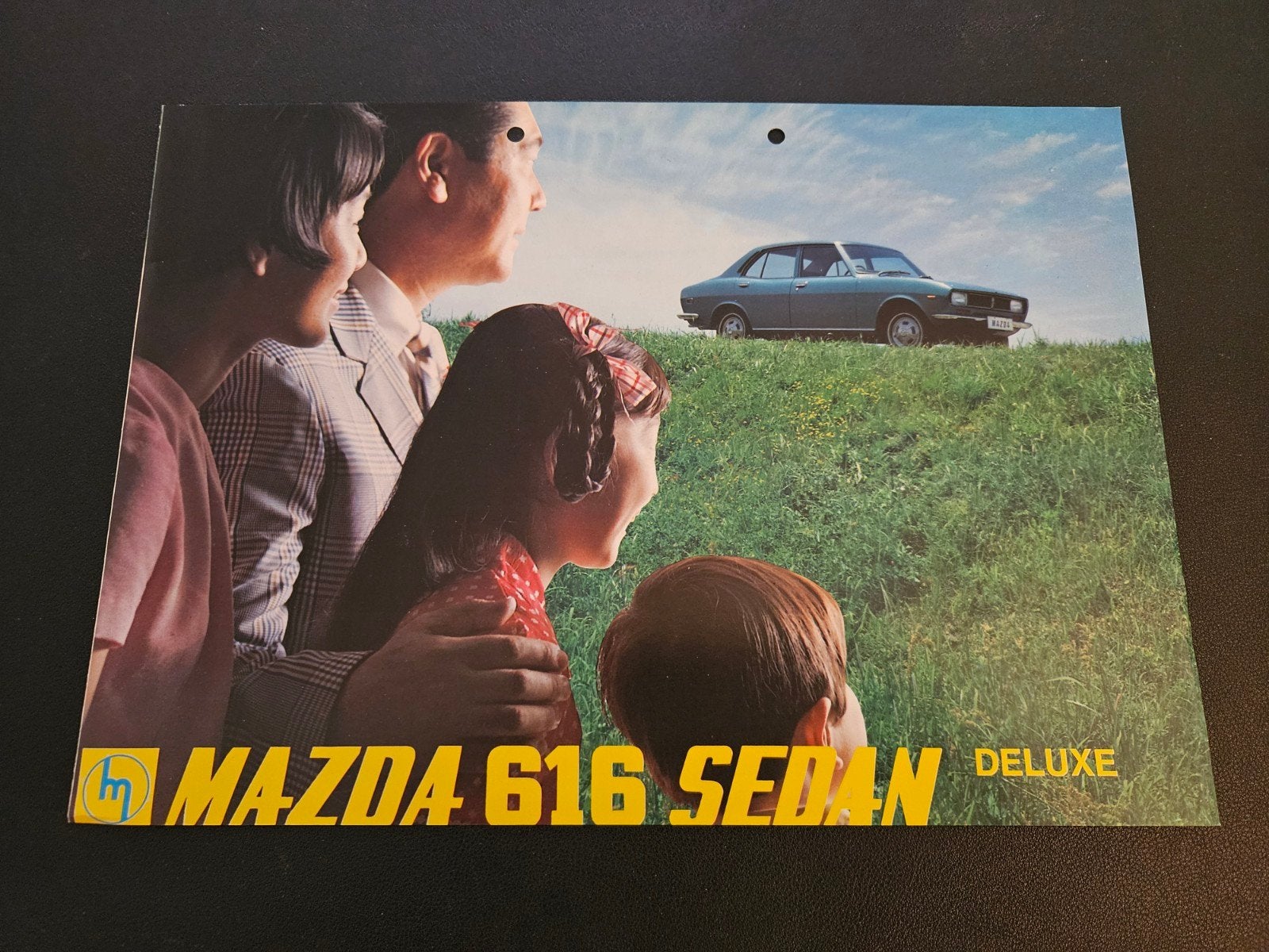 Brochure Mazda 616 Sedan Deluxe, Ophalen of Verzenden, Zo goed als nieuw, Mazda