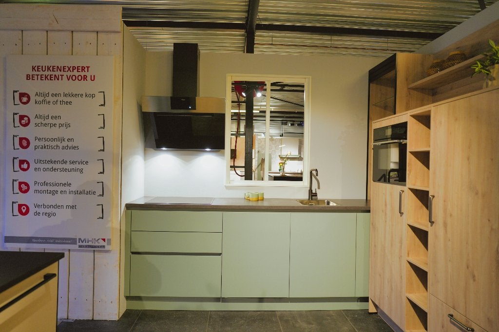 Showroomkeuken uitverkoop!, Ophalen, Overige typen, Nieuw, Met kookeiland
